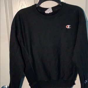 black champion crew neck